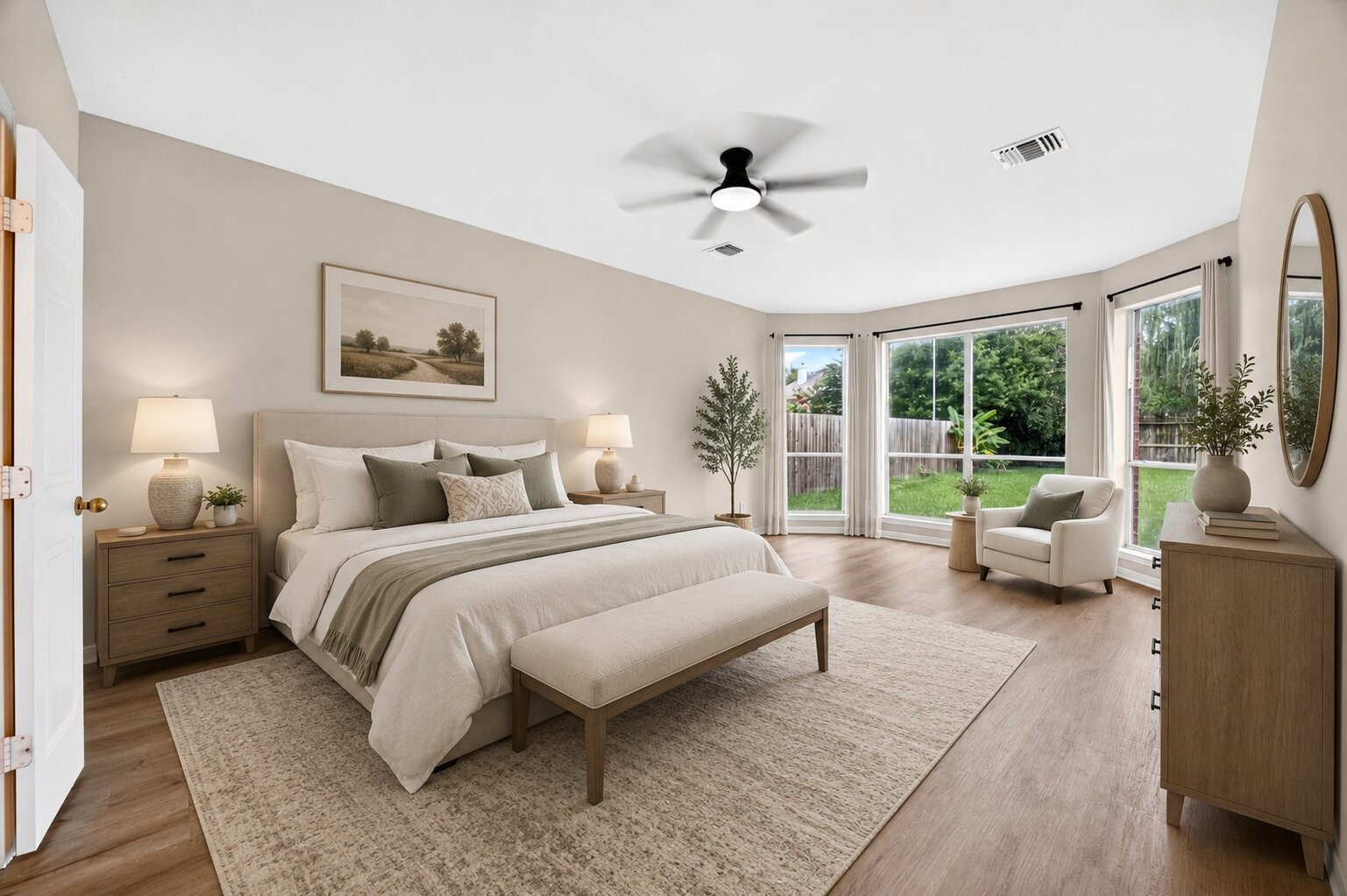1007 Brannon Park Lane Spring, TX 77373 - Photo 23 of 49 virtual staging-primary bed