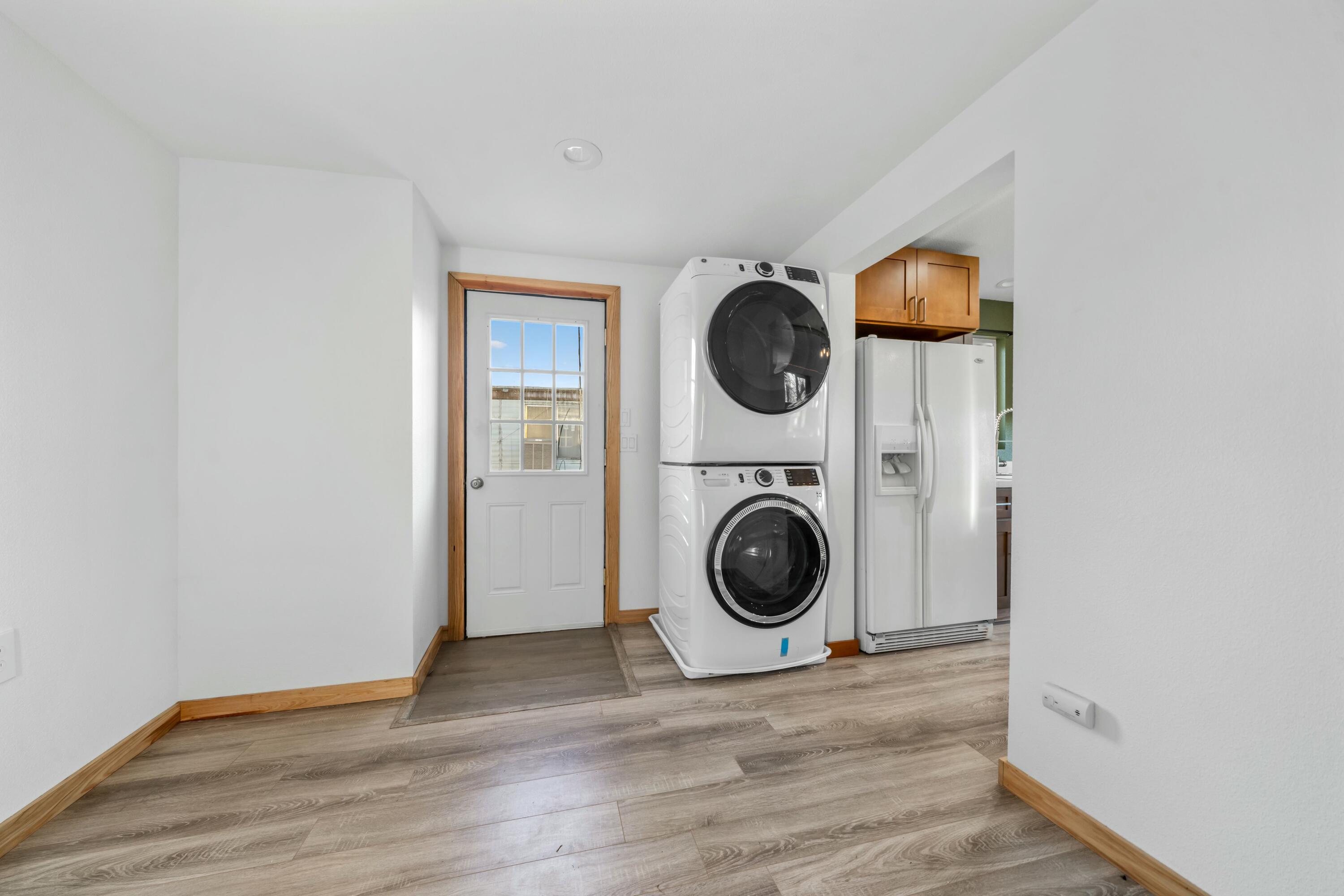 22235 Lone Tree Road, Unit 4 Anderson, CA 96007 - Photo 10 of 15 a view of a storage & utility room with a washer dryer