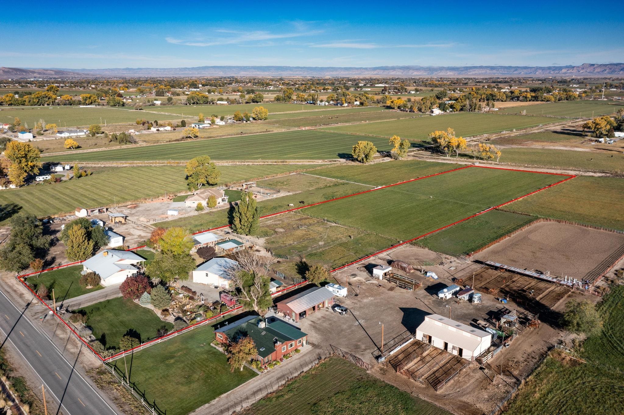 2034 J Road Fruita, CO 81521 - Photo 36 of 38 an aerial view of a city with ocean view