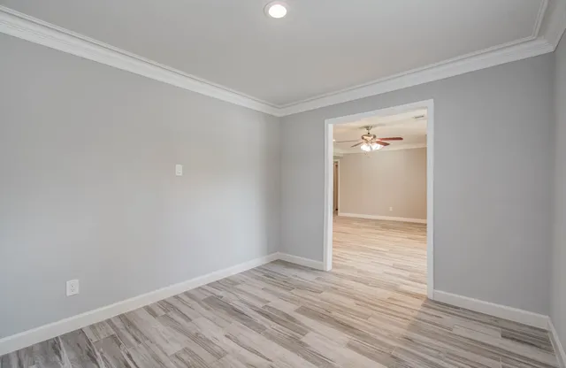 wooden floor in a room