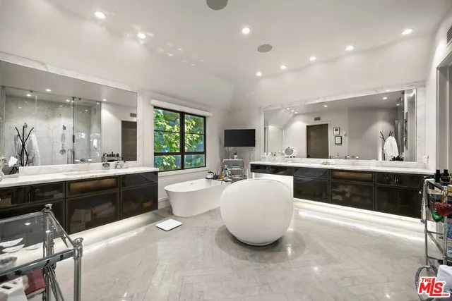 a view of a balcony with lake view