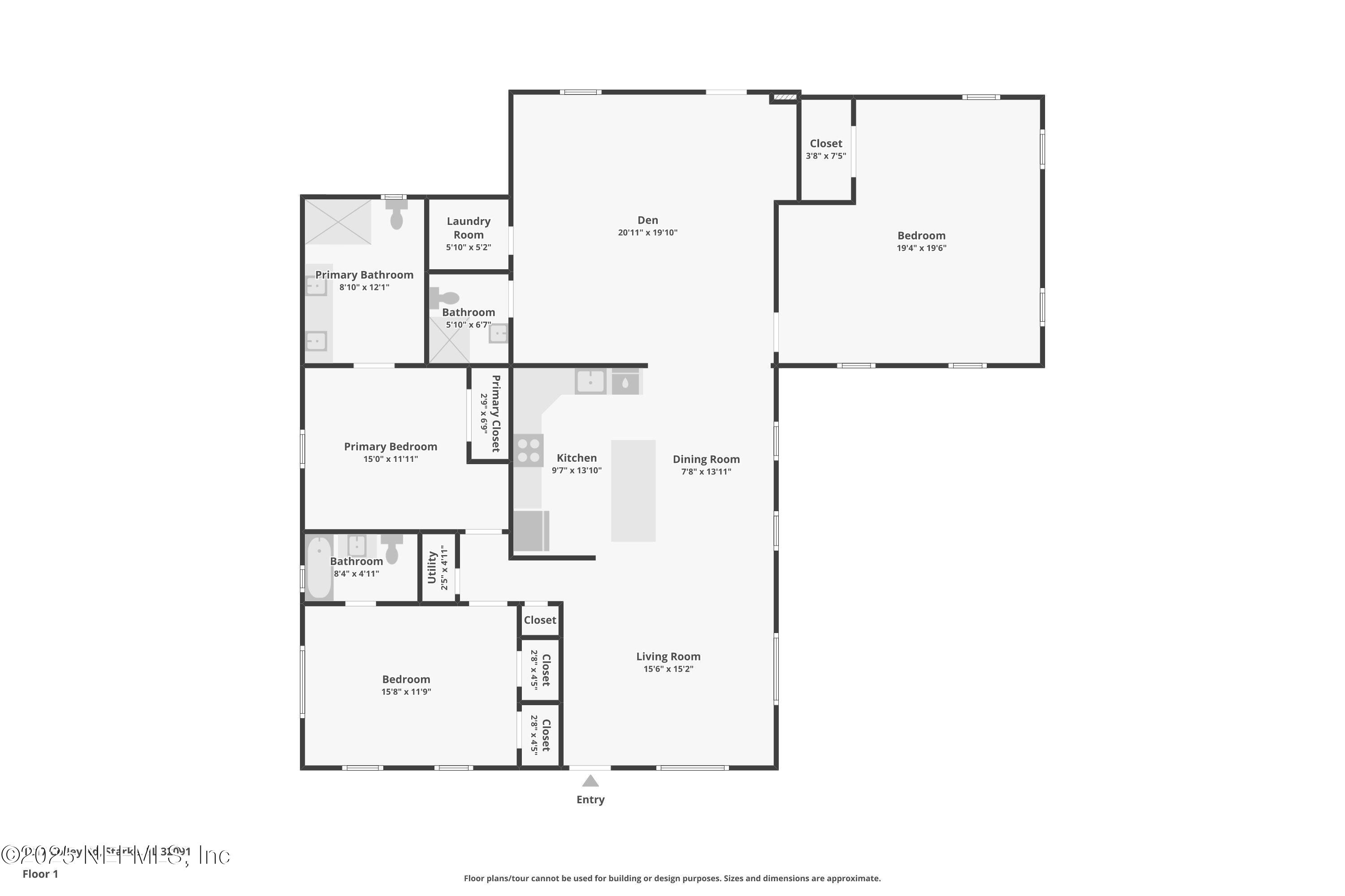 1217 Colley Road Starke, FL 32091 - Photo 42 of 42 a picture of a very nice looking hallway
