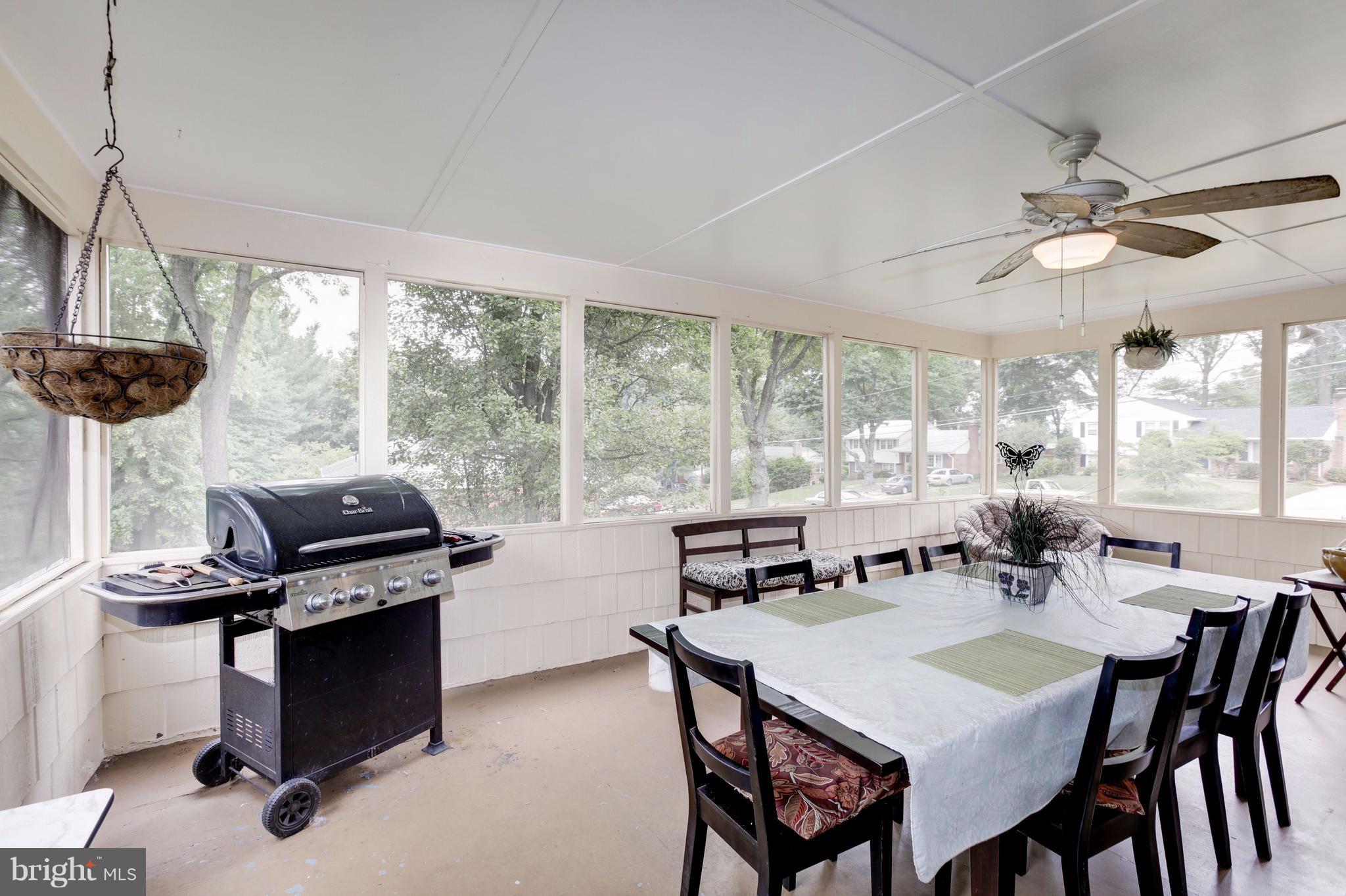 7909 Ellet Road Springfield, VA 22151 - Photo 28 of 30 a view of a dining room with furniture window and outside view