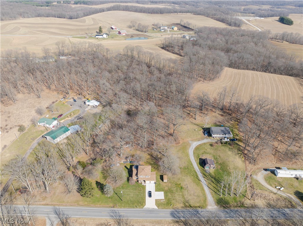 10450 Gavers Road Hanoverton, OH 44423 - Photo 47 of 50 Aerial view featuring a rural view