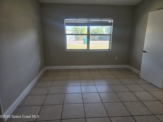 a view of a livingroom with a window