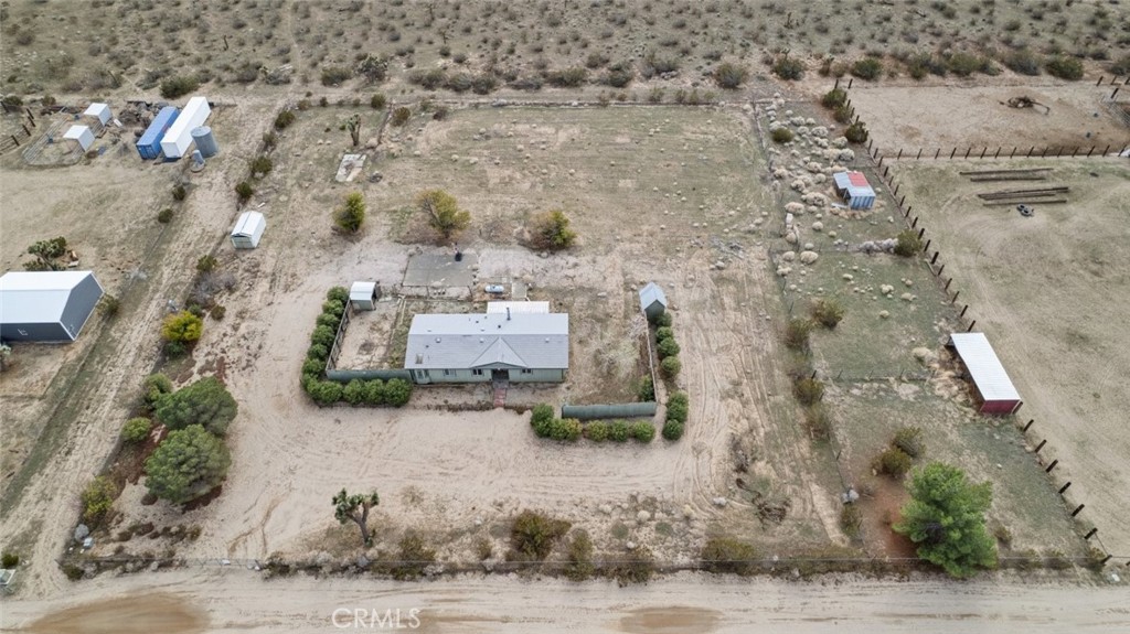 6142 Rare Rabbit Avenue Mojave, CA 93501 - Photo 8 of 50 an aerial view of residential houses with outdoor space