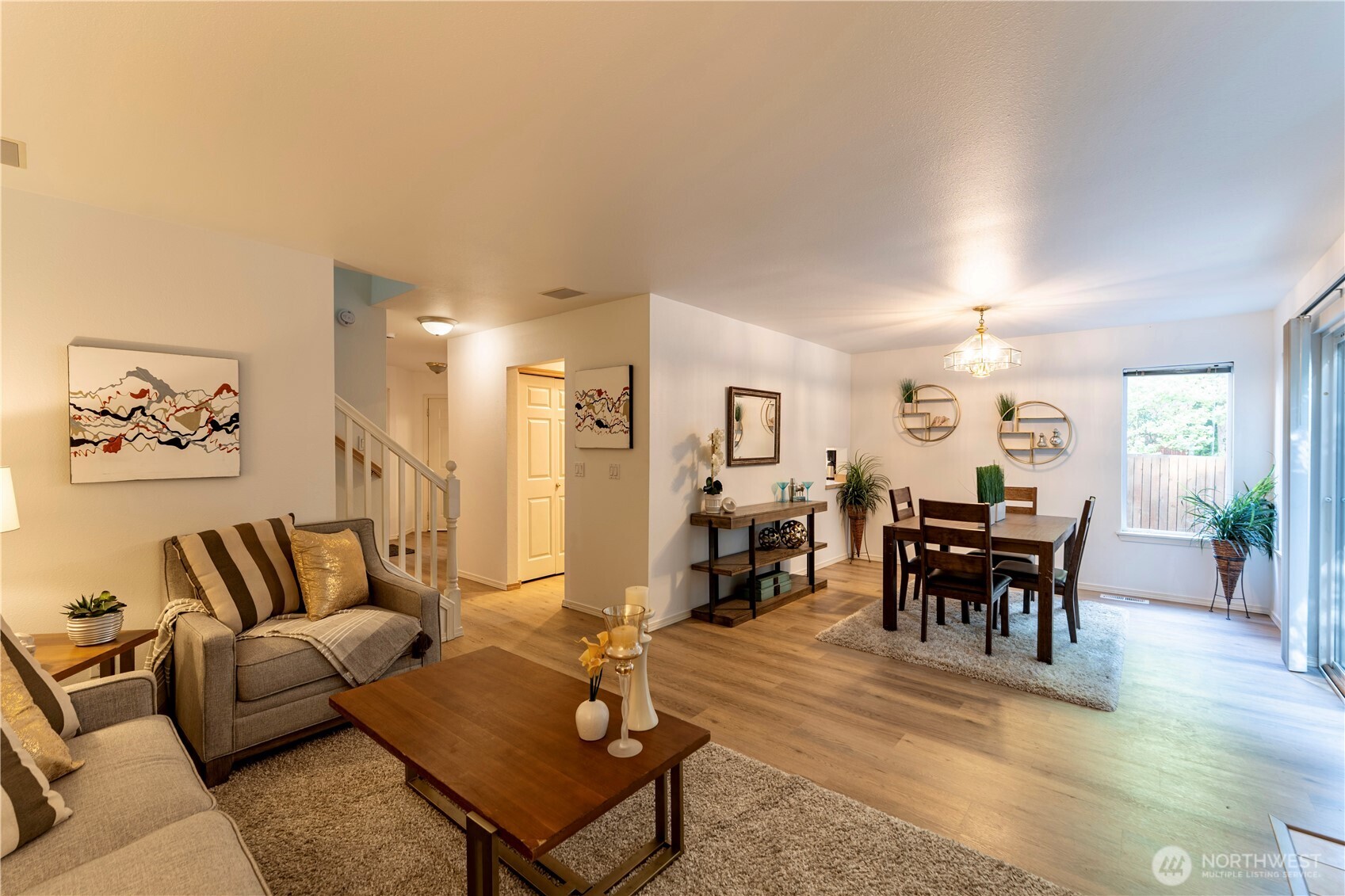 18809 20th Drive Southeast Bothell, WA 98012 - Photo 10 of 27 a living room with furniture and wooden floor