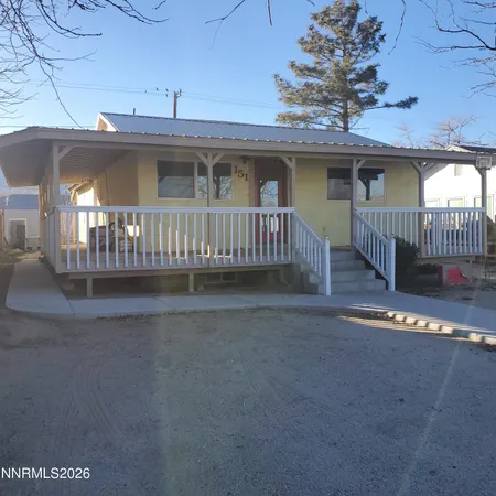 a view of a house with a balcony