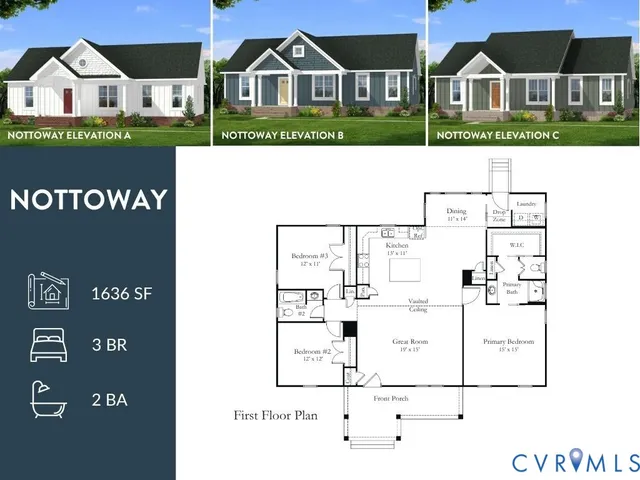 a view of a big house with a big yard and large trees