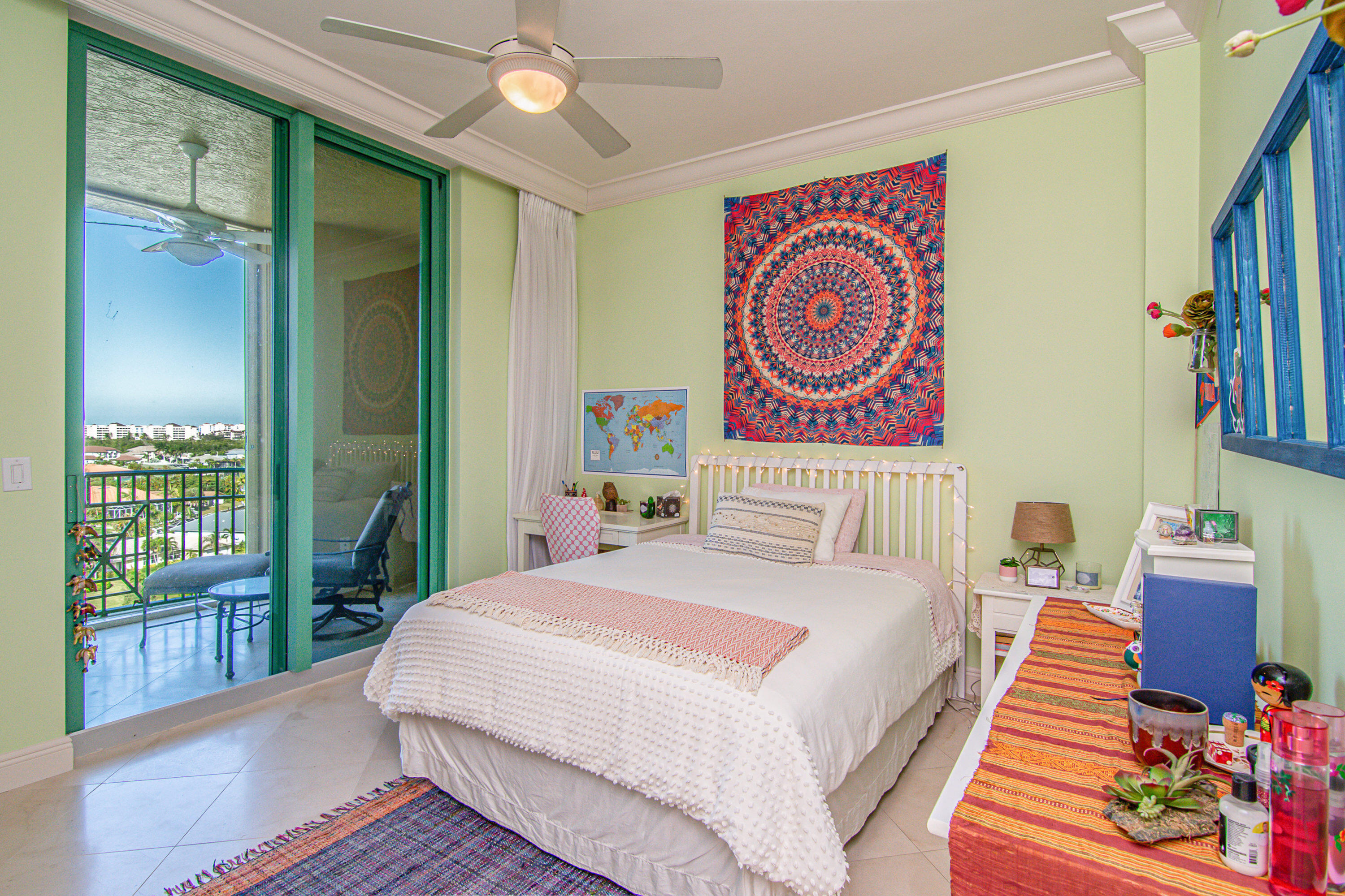 1069 Bald Eagle Drive, Unit S803 Marco Island, FL 34145 - Photo 16 of 41 a bedroom with a bed and a view of walk in closet