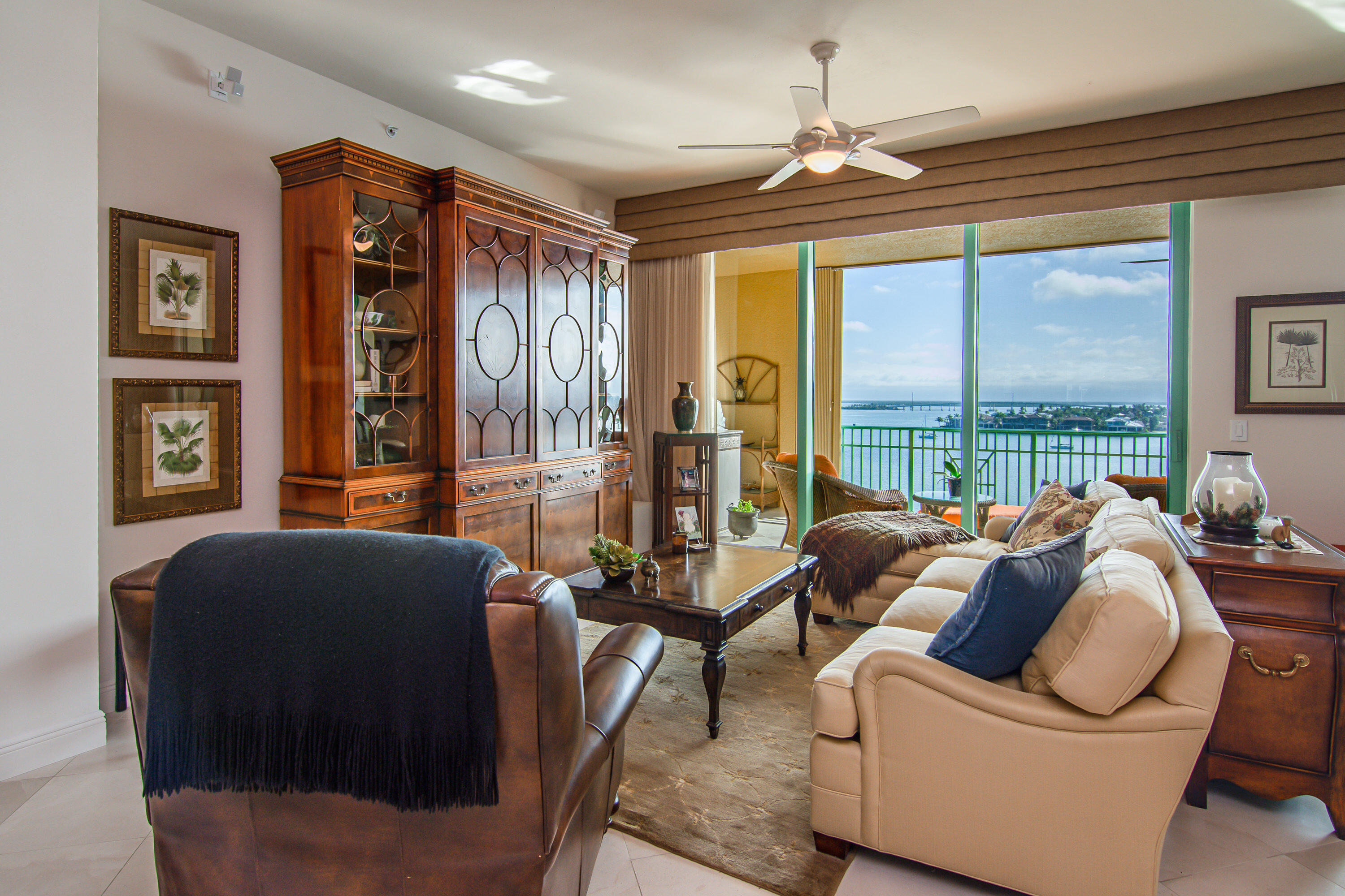 1069 Bald Eagle Drive, Unit S803 Marco Island, FL 34145 - Photo 20 of 41 a living room with furniture and a large window