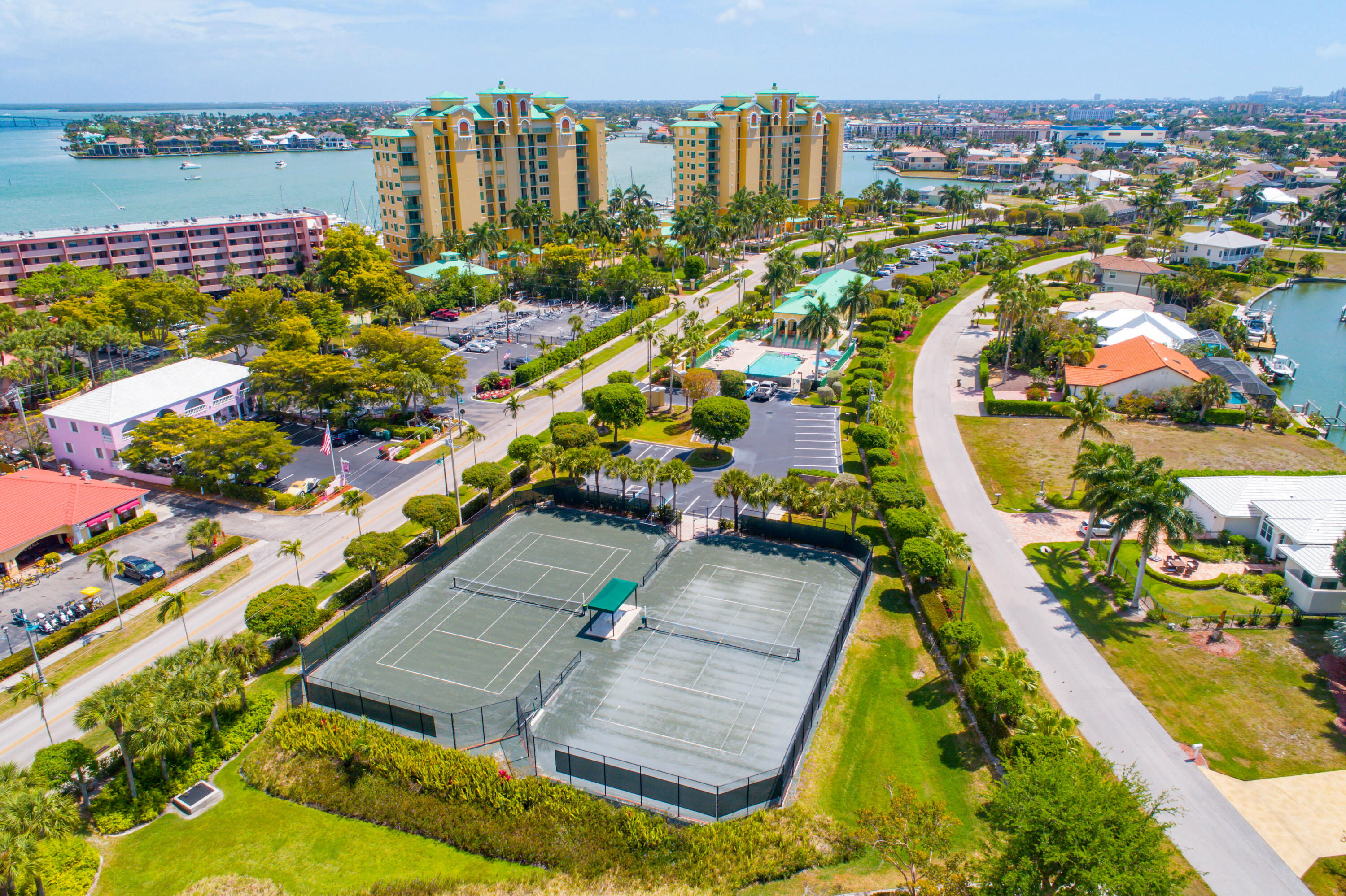 1069 Bald Eagle Drive, Unit S803 Marco Island, FL 34145 - Photo 35 of 41 an aerial view of residential houses with outdoor space