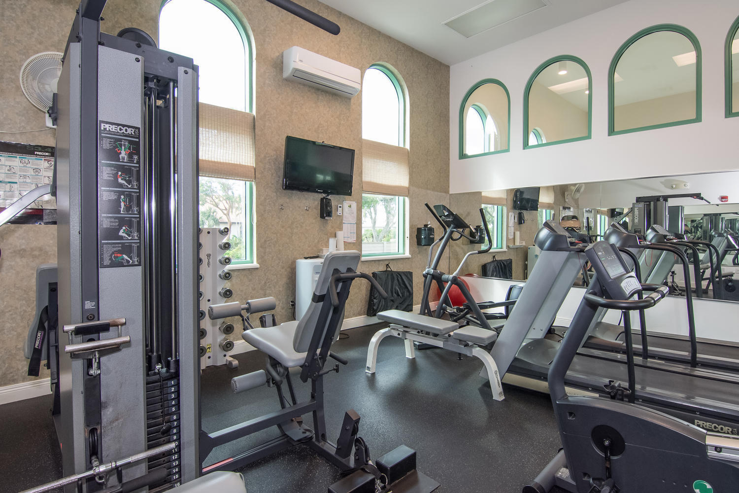 1069 Bald Eagle Drive, Unit S803 Marco Island, FL 34145 - Photo 39 of 41 a view of a room with gym equipment