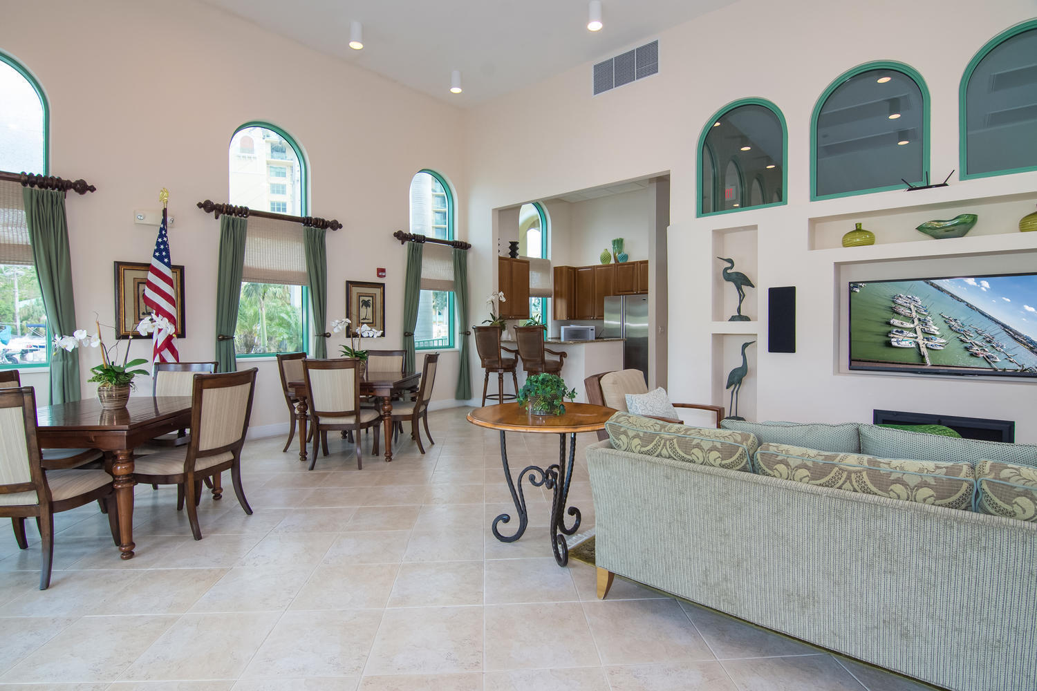 1069 Bald Eagle Drive, Unit S803 Marco Island, FL 34145 - Photo 40 of 41 a living room with fireplace furniture and a window