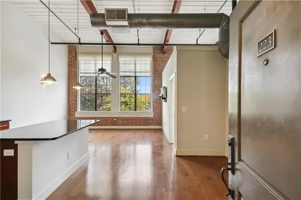 a view of a walk in closet