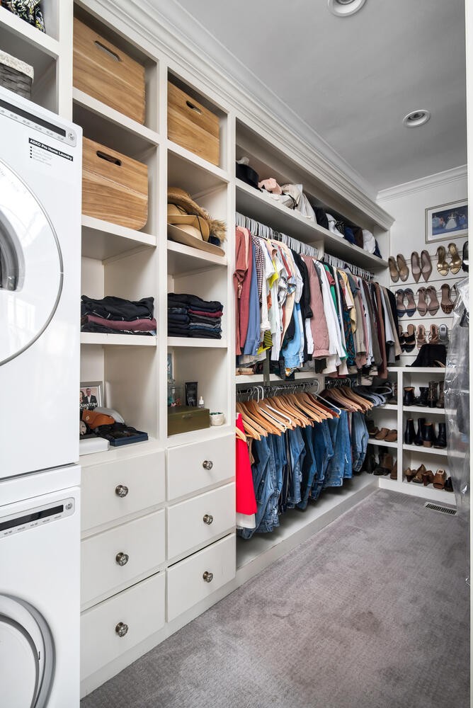 3904 Valley Road Nashville, TN 37205 - Photo 35 of 67 a view of walk in closet with clothes and shoes