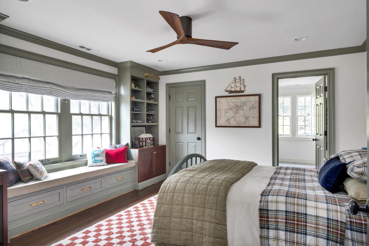 3904 Valley Road Nashville, TN 37205 - Photo 39 of 67 a bedroom with a bed and wooden floor