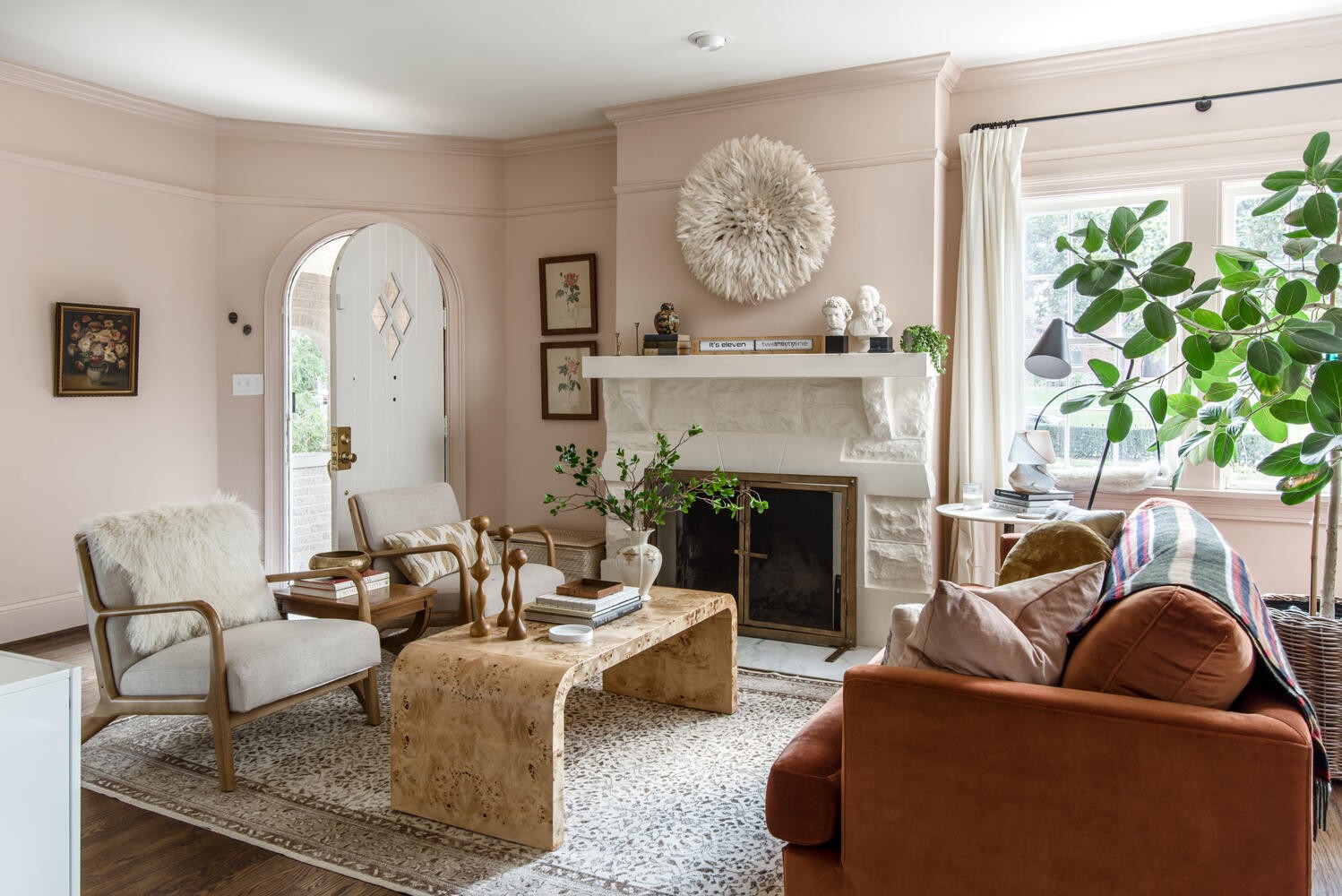 3904 Valley Road Nashville, TN 37205 - Photo 6 of 67 a living room with furniture and a fireplace