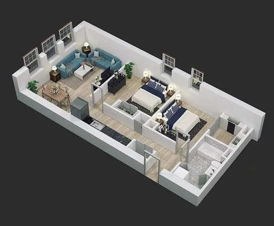 $2,400 | 6 Chatham Street, Unit 301, Worcester, MA 01608