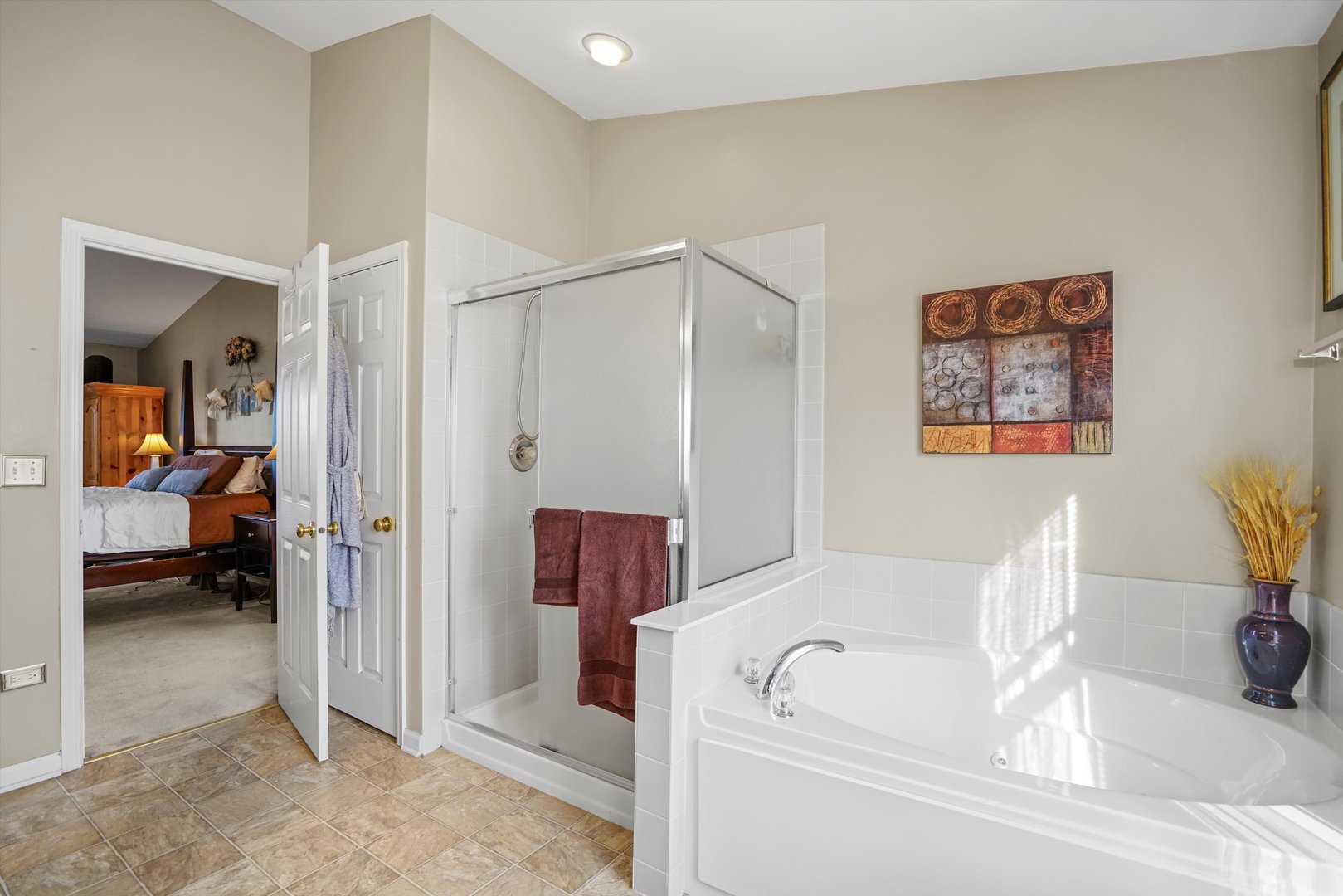 351 Claridge Circle Bolingbrook, IL 60440 - Photo 21 of 32 a bathroom with a tub and a view of bathroom