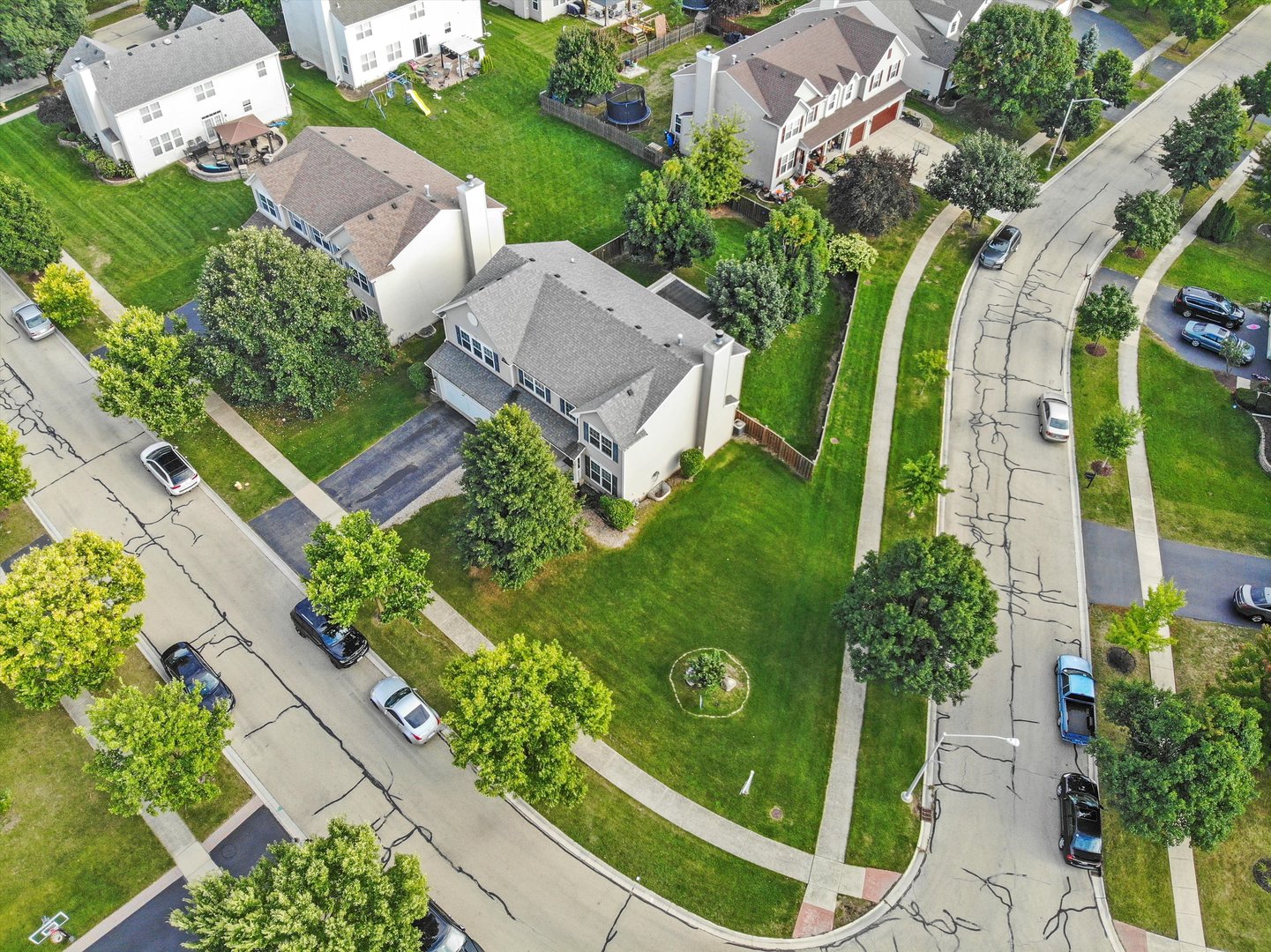 351 Claridge Circle Bolingbrook, IL 60440 - Photo 22 of 32 an aerial view of a house with outdoor space and street view