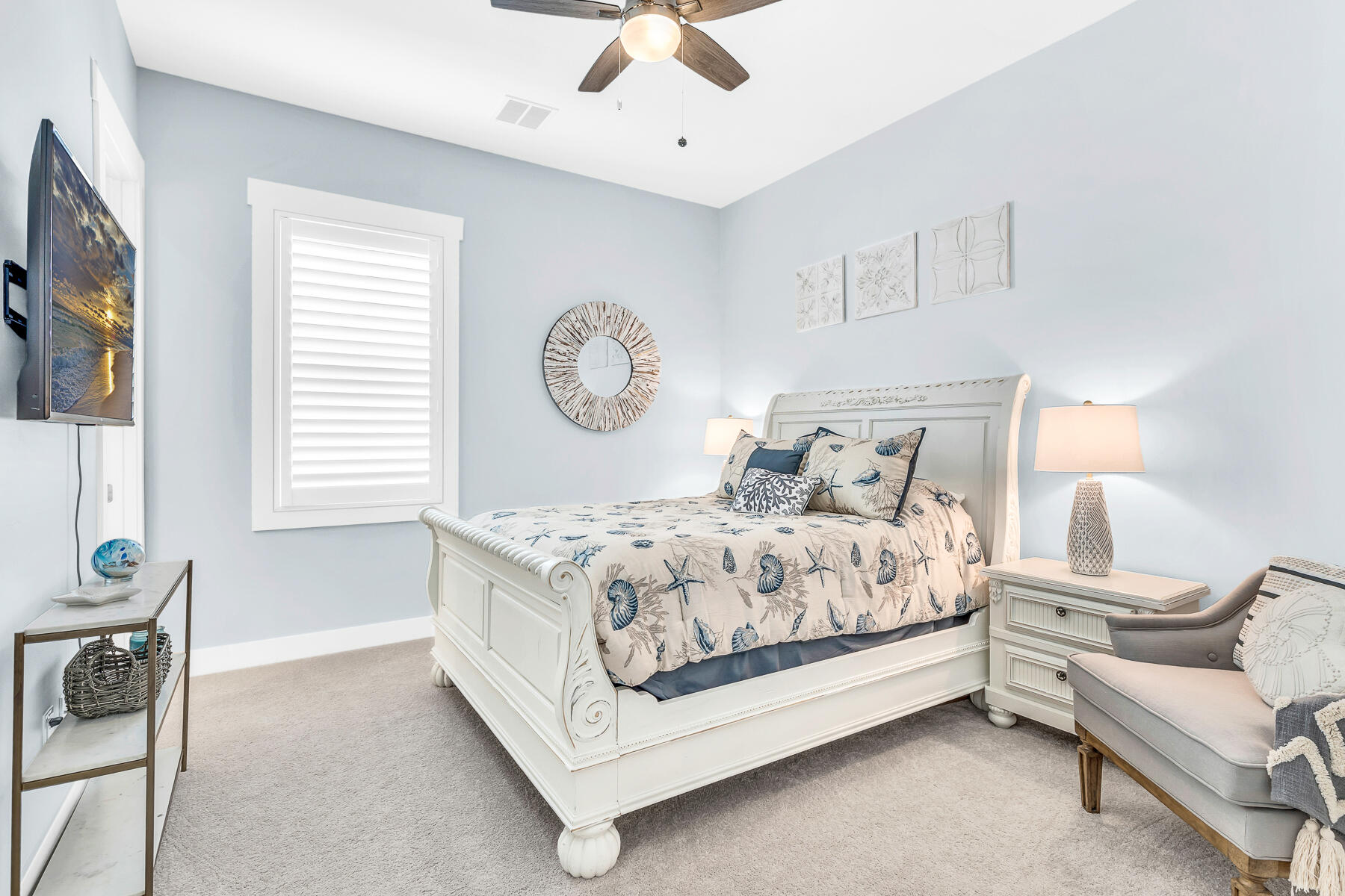 80 River Rise Way Inlet Beach Inlet Beach, FL 32461 - Photo 28 of 46 a bed room with a bed and a chair