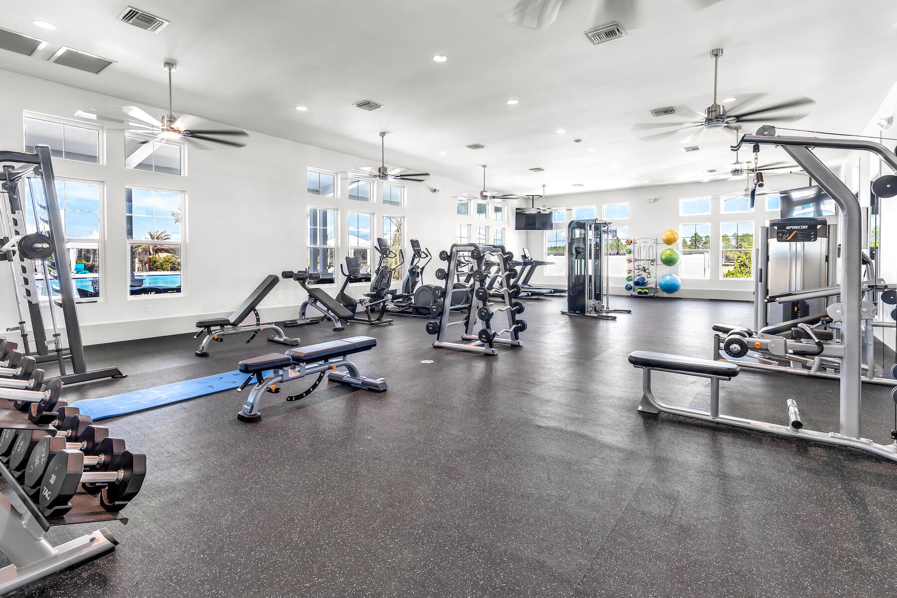 80 River Rise Way Inlet Beach Inlet Beach, FL 32461 - Photo 38 of 46 a view of a room with gym equipment