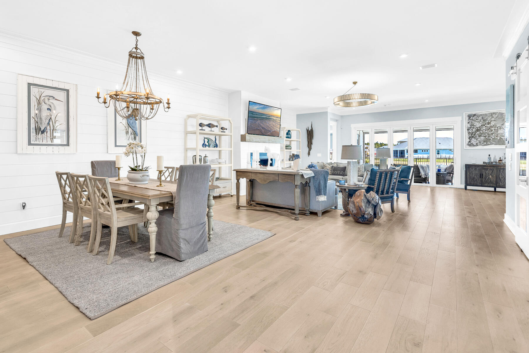 80 River Rise Way Inlet Beach Inlet Beach, FL 32461 - Photo 5 of 46 a view of a dining room with furniture window and wooden floor