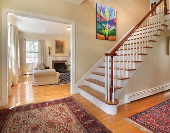 6 Page Farm Road Lincoln, MA 01773 - Photo 2 of 21 a living room with furniture and a rug