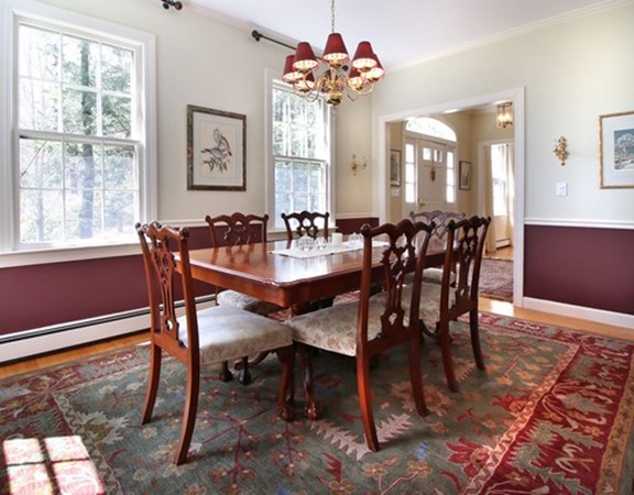 6 Page Farm Road Lincoln, MA 01773 - Photo 5 of 21 a view of a dining room with furniture and window