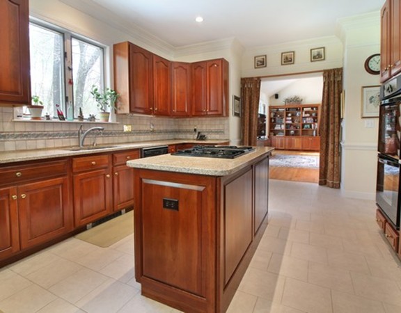 6 Page Farm Road Lincoln, MA 01773 - Photo 6 of 21 a kitchen with stainless steel appliances granite countertop a stove a sink dishwasher and a refrigerator