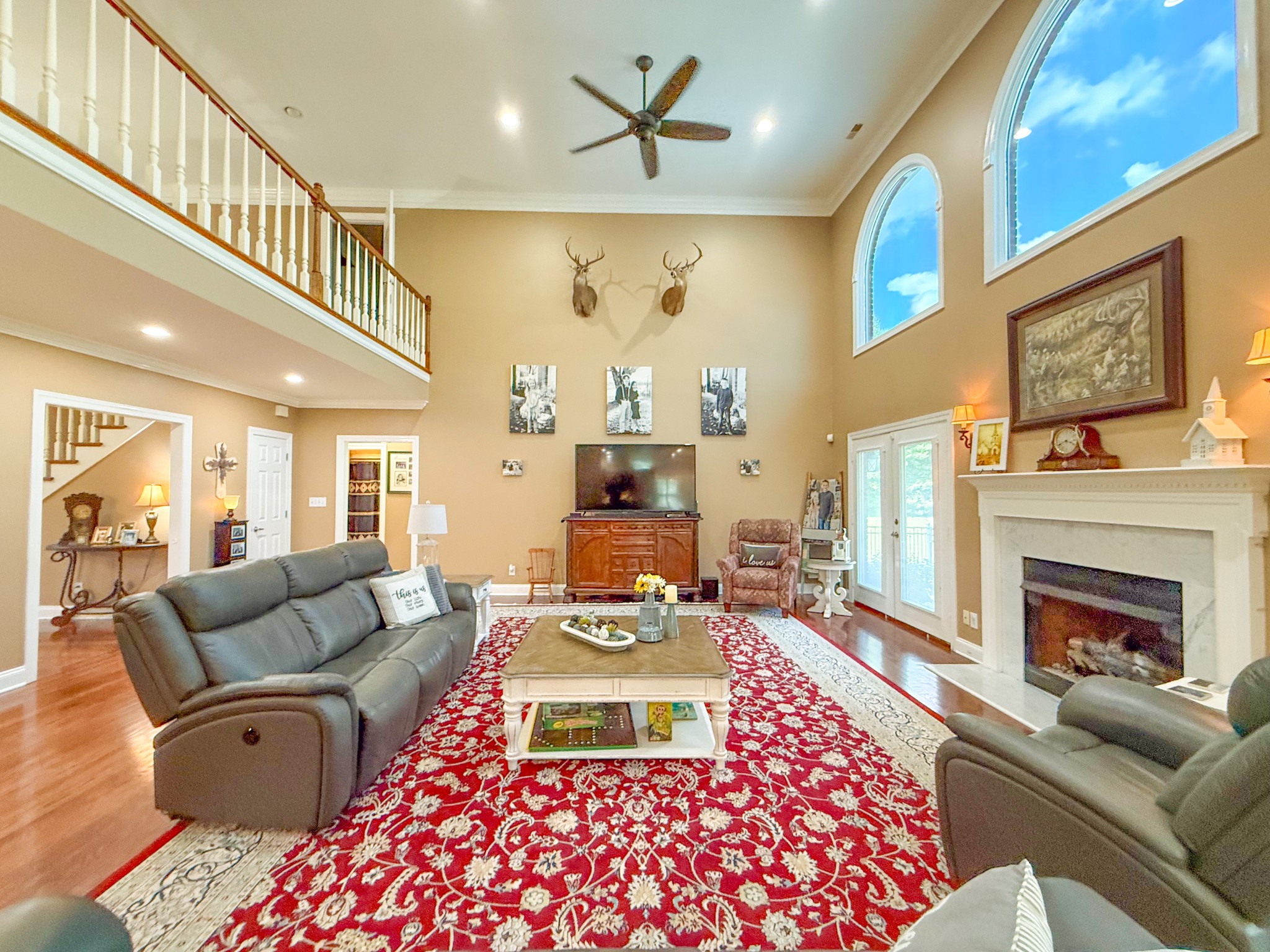 275 Crescentview Road Pulaski, TN 38478 - Photo 18 of 62 a living room with furniture or couch and a fireplace