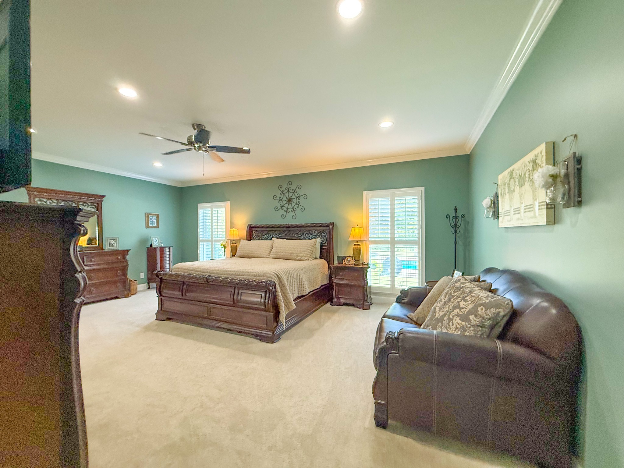 275 Crescentview Road Pulaski, TN 38478 - Photo 22 of 62 a bedroom with bed couch and window