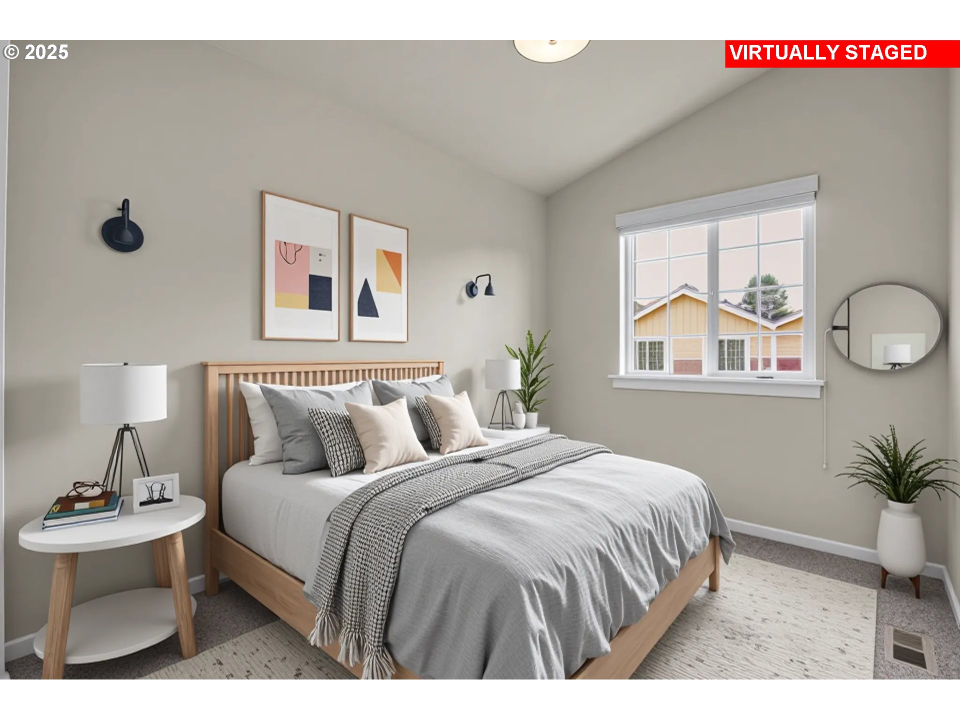 18370 Southwest Anna Mae Lane Beaverton, OR 97003 - Photo 22 of 29 a bedroom with a large bed and a window