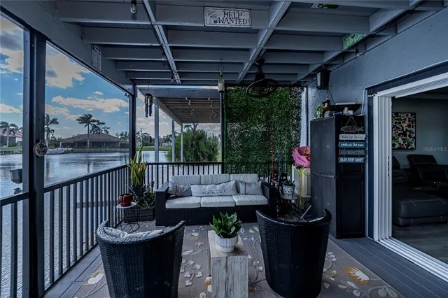 a bathroom with a large mirror and a shower