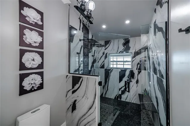 a living room with lots of furniture and a couch