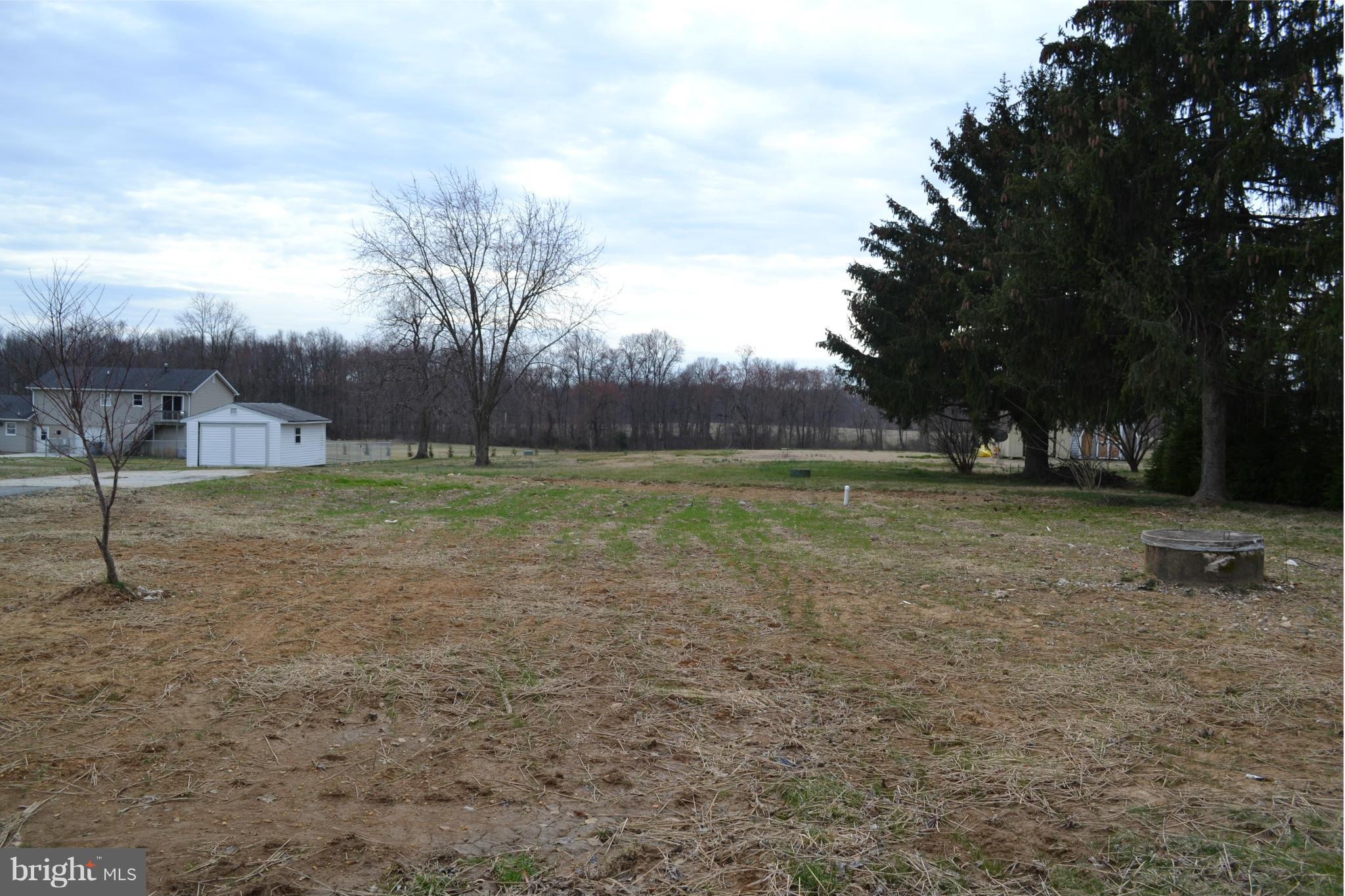 View toward rear of lot