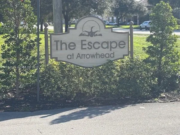 a view of a sign board