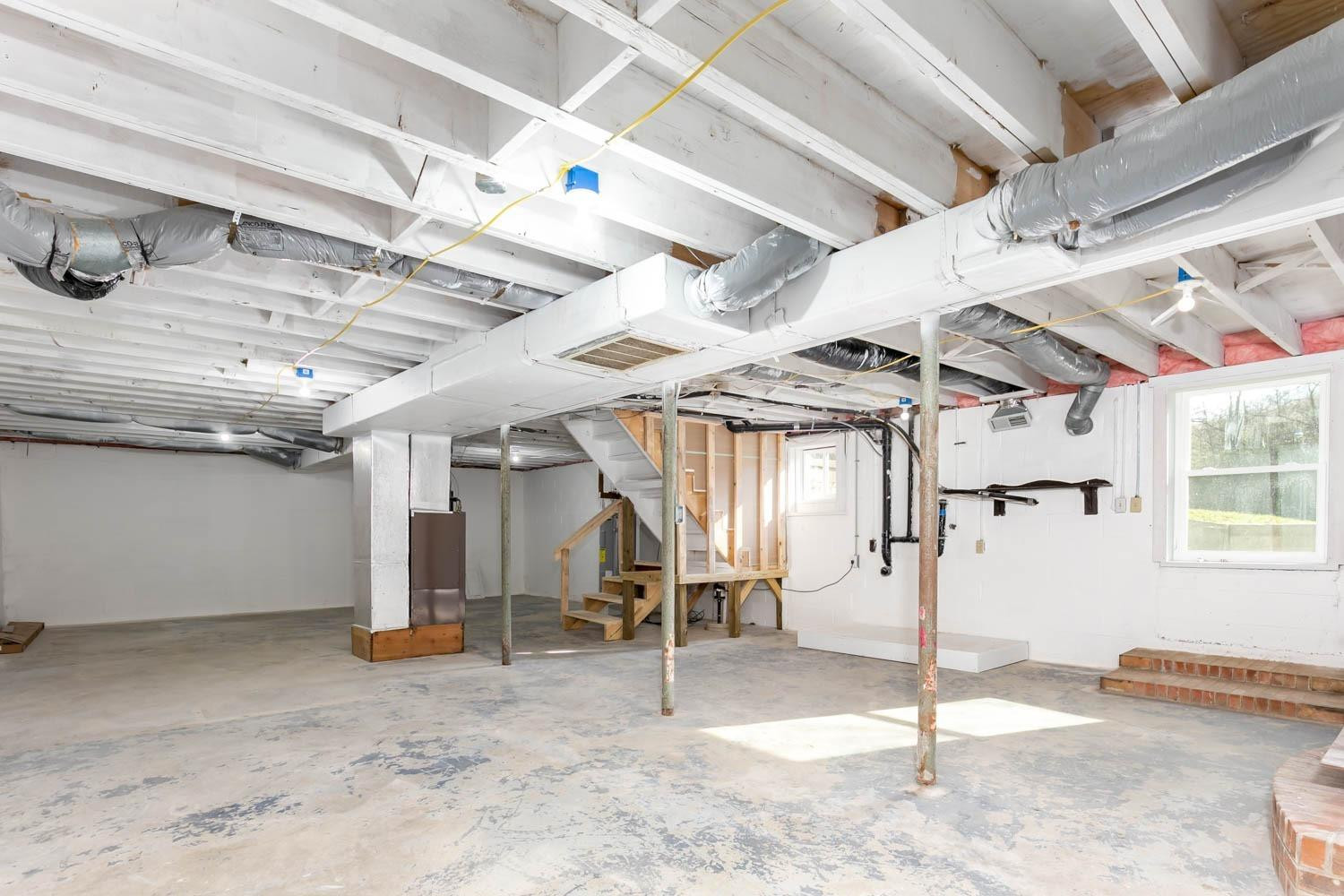 3710 Aarons Run Road Mount Sterling, KY 40353 - Photo 18 of 23 Full unfinished basement has high ceilin