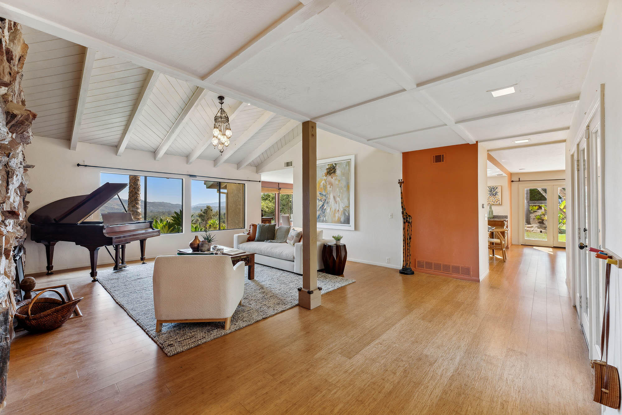 1119 North Signal Street Ojai, CA 93023 - Photo 5 of 83 Lower living room - 1119 N Signal St