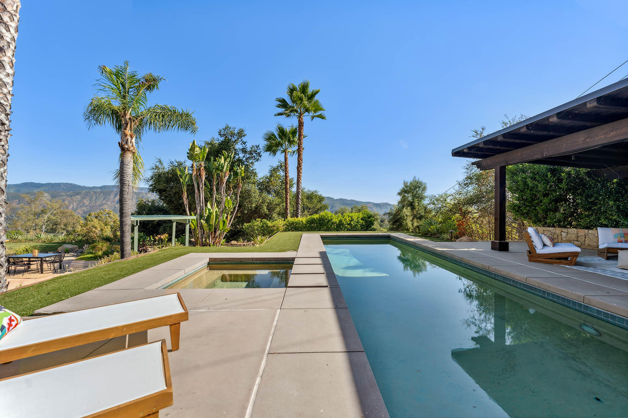 1119 North Signal Street Ojai, CA 93023 - Photo 67 of 83 Pool & views - 1119 N Signal St