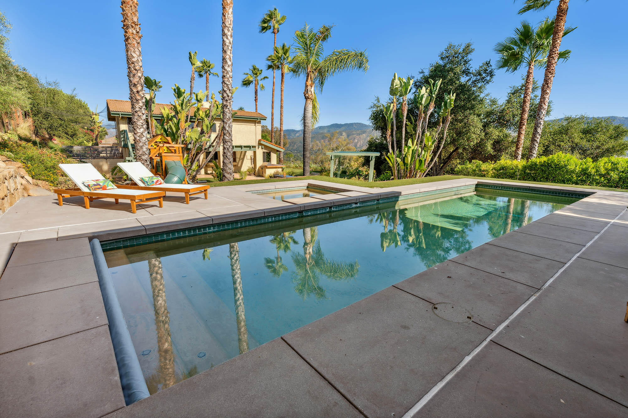 1119 North Signal Street Ojai, CA 93023 - Photo 68 of 83 Pool setting - 1119 N Signal St