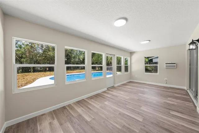 a view of a window in a room