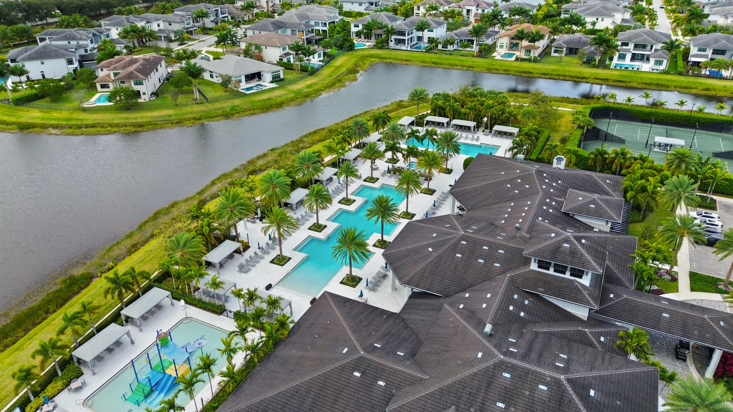 9168 Benedetta Place Boca Raton, FL 33496 - Photo 50 of 51 an aerial view of a house with a lake view