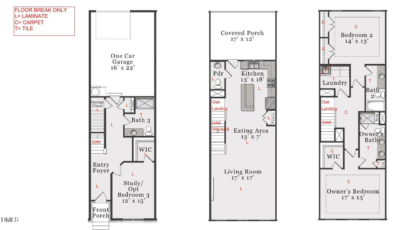 522 Toran Drive Wake Forest, NC 27587 - Photo 21 of 21 Floorplan