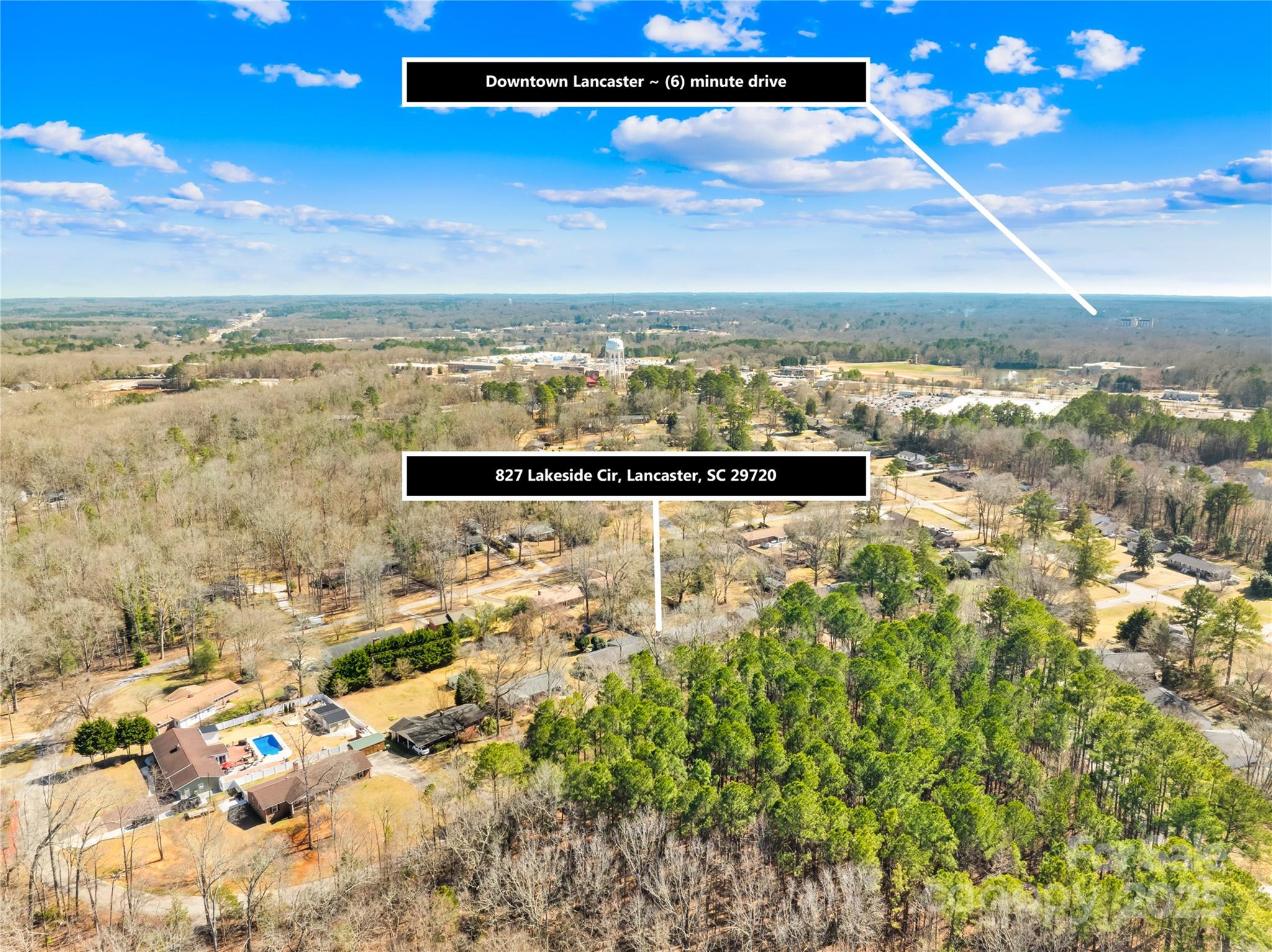 827 Lakeside Circle Lancaster, SC 29720 - Photo 25 of 31 a view of ocean with a building in the background