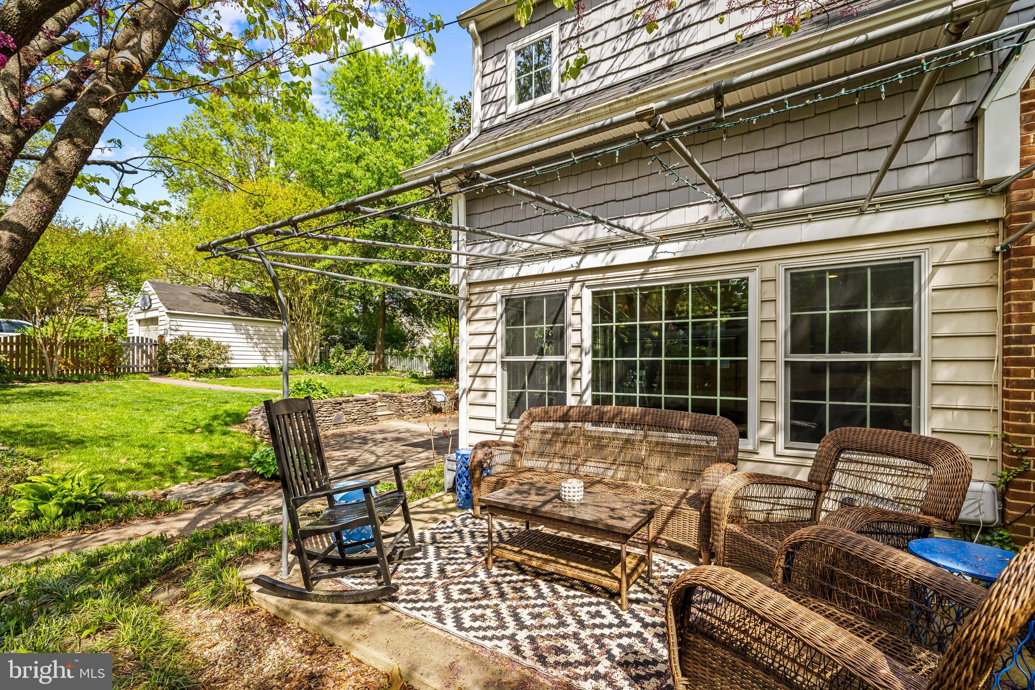 700 Regester Avenue Baltimore, MD 21212 - Photo 6 of 43 a backyard of a house with outdoor seating