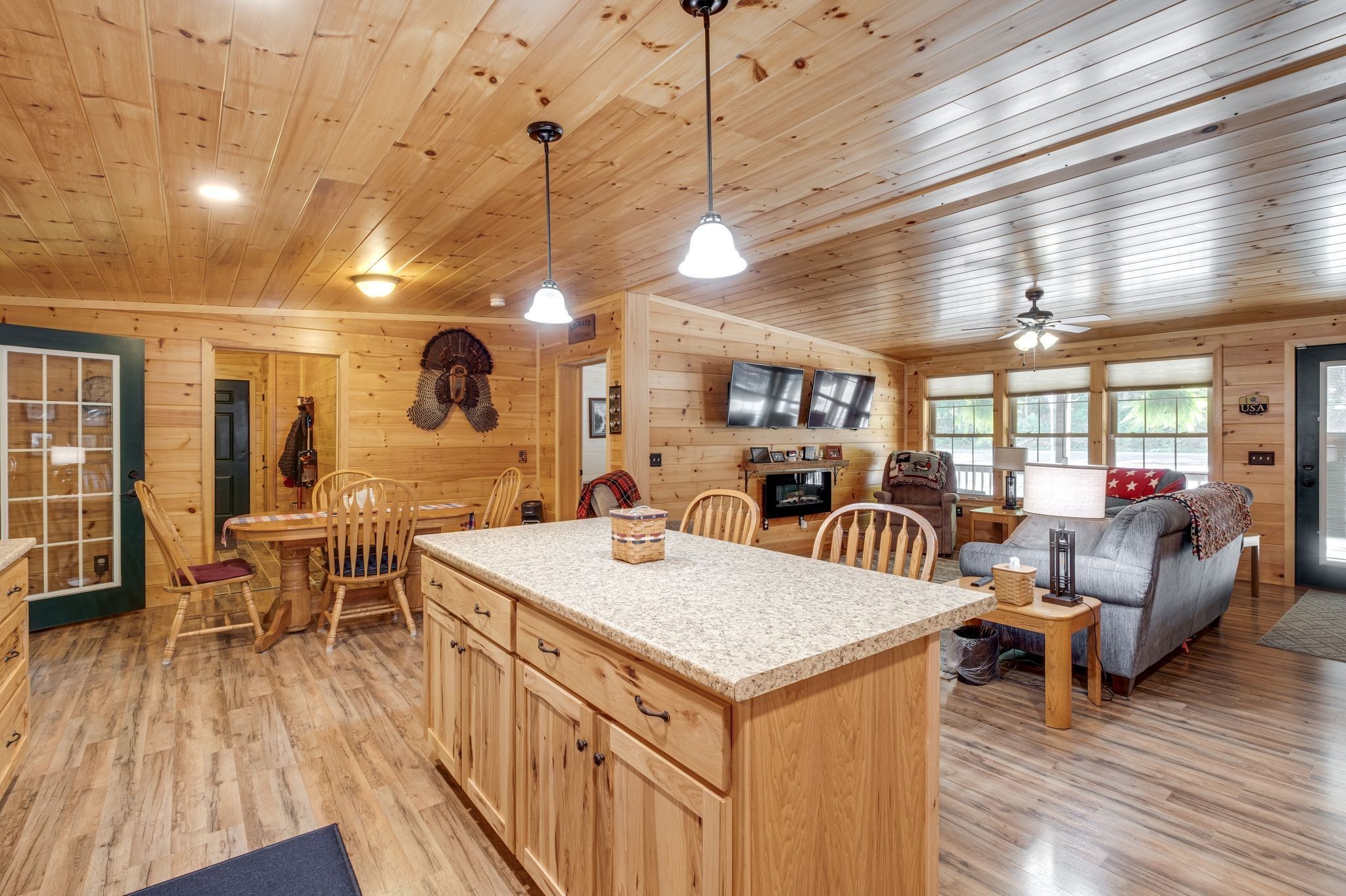 2614 Distillery Road Greenbrier, TN 37073 - Photo 12 of 34 an open kitchen with a table and chairs