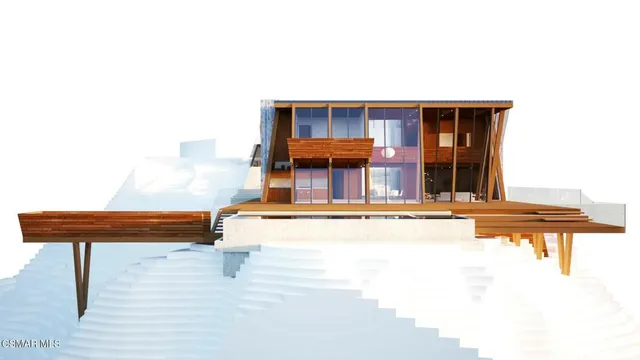 a view of swimming pool with seating space