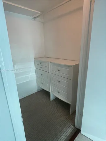 a view of walk in closet